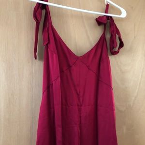 Red Reformation Tanya slip dress